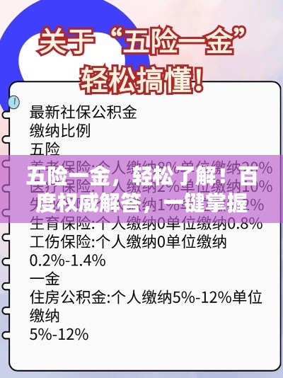 五险一金，轻松了解！百度权威解答，一键掌握。