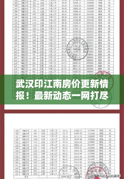 武汉印江南房价更新情报！最新动态一网打尽