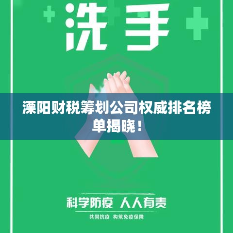 溧阳财税筹划公司权威排名榜单揭晓！
