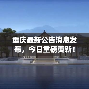 重庆最新公告消息发布，今日重磅更新！