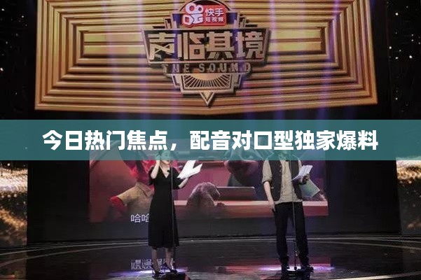 今日热门焦点，配音对口型独家爆料