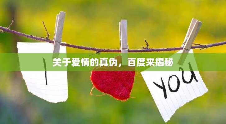 关于爱情的真伪，百度来揭秘