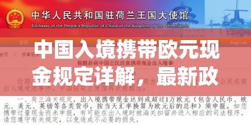 中国入境携带欧元现金规定详解，最新政策解读
