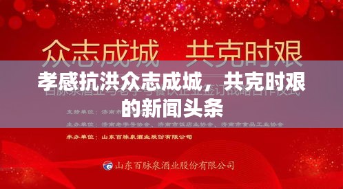 孝感抗洪众志成城，共克时艰的新闻头条