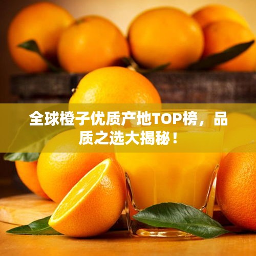 全球橙子优质产地TOP榜，品质之选大揭秘！