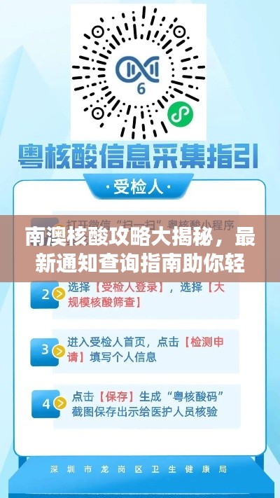 南澳核酸攻略大揭秘，最新通知查询指南助你轻松掌握！