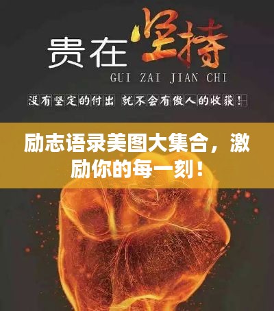 励志语录美图大集合，激励你的每一刻！