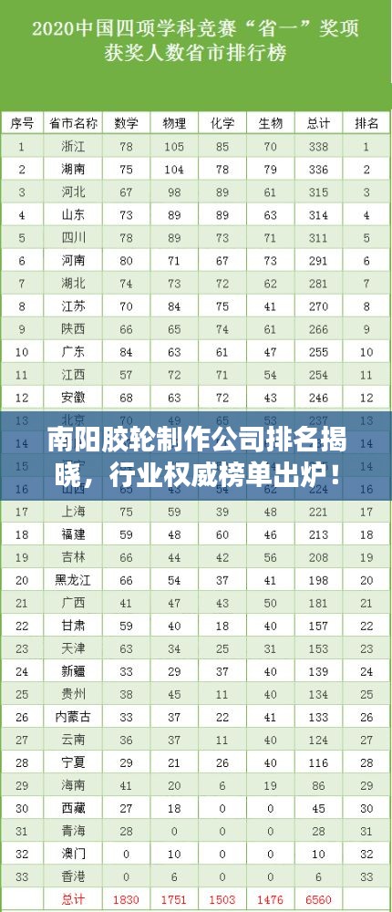 南阳胶轮制作公司排名揭晓，行业权威榜单出炉！