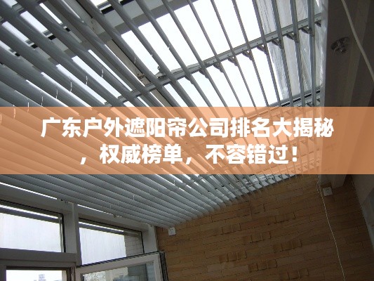 广东户外遮阳帘公司排名大揭秘，权威榜单，不容错过！