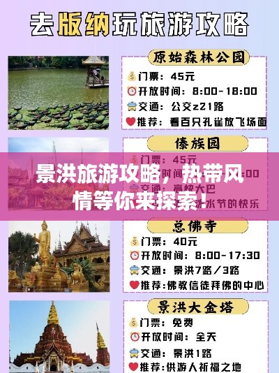 景洪旅游攻略，热带风情等你来探索！