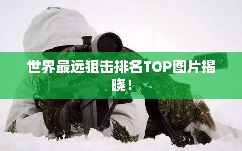 世界最远狙击排名TOP图片揭晓！