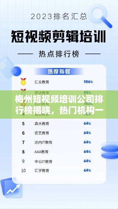 梅州短视频培训公司排行榜揭晓，热门机构一览
