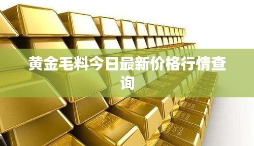 黄金毛料今日最新价格行情查询