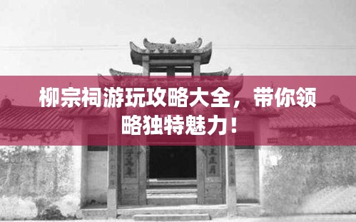 柳宗祠游玩攻略大全，带你领略独特魅力！