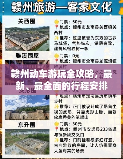 赣州动车游玩全攻略，最新、最全面的行程安排！