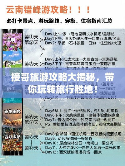 接哥旅游攻略大揭秘，带你玩转旅行胜地！